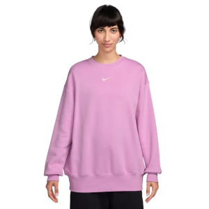 Women's Nike Sportswear Phoenix Fleece Crewneck Sweatshirt XSmall Beyond Pink/Sail