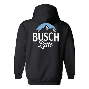 Men's Brew City Busch Latte Hoodie Small Black