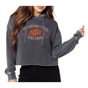 Oklahoma State Cowboys Chicka-D Women's Crew XLarge Charcoal