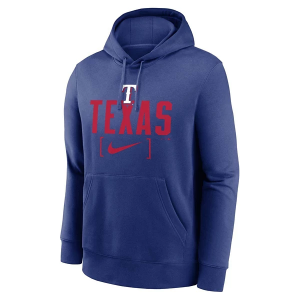 Texas Rangers Nike Slack Hoodie Small Blue