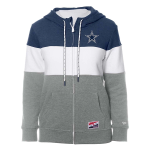 Women's Dallas Cowboys New Era Block Hoodie Small Navy