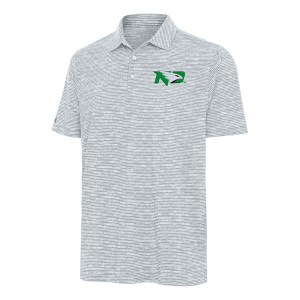 North Dakota Fighting Hawks Antigua Static Polo XLarge Heather Grey