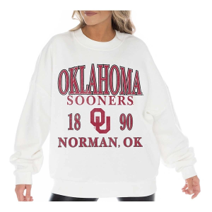 Oklahoma Sooners Gameday Couture Women's Crew XLarge White