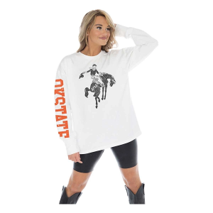 Oklahoma State Cowboys Gameday Couture Women's Game Plan T-Shirt Small White