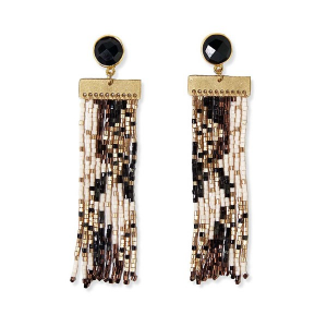 INK + ALLOY Lilah Earrings Black/White