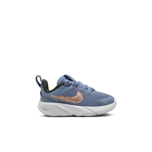 Nike Star Runner 4 Shoes Toddler 5T Regular Ashen Slate/Mtlc Red Bronze-Armory Navy