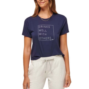 Women's TravisMathew Day At The Races T-Shirt XSmall Navy