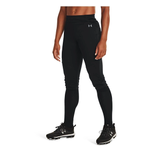 Women's Under Armour Vanish Beltless Softball Pants Large Black/Grey Short