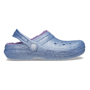 Girls' Crocs Classic Glitter Lined Casual Clogs Regular 7T Frost