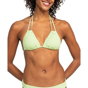 Women's Roxy Aruba Mini Tiki Triangle Swim Bikini Top Juniors Medium Margarita