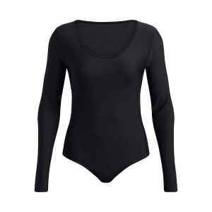 Women's Under Armour Vanish Leotard Long Sleeve Shirt Medium Black