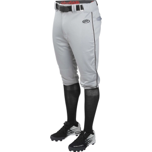 Boys' Rawlings Launch Jogger w/ Piping Baseball Pants Youth XLarge Blue Grey/Black