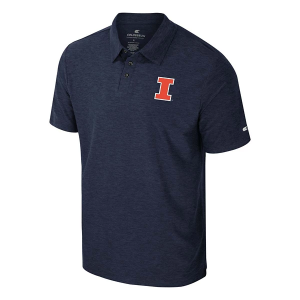 Illinois Fighting Illini Colosseum Revolution Polo Medium Navy