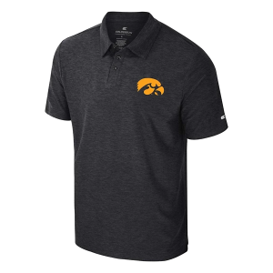 Iowa Hawkeyes Colosseum Revolution Polo Medium Black