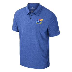 Kansas Jayhawks Colosseum Revolution Polo Small Royal