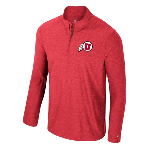 Utah Utes Colosseum Revolution 1/4 Zip Small Red