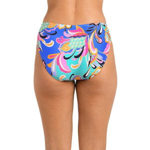 Women's 24th & Ocean Mid Rise Swim Bottoms Misses 8 Prima Paisley