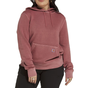 Women's Carhartt Relaxed Fit Mid Weight FT Hoodie Small Apple Butter