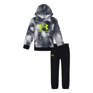 Under Armour Rival Washed Fade Set Toddler 4T Black