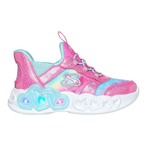 Girls' Skechers Infinite Heart Light Sneakers Toddler 7T Regular Pink Multi