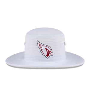 Arizona Cardinals New Era 2024 Training Camp Panama Sun Hat One Size White