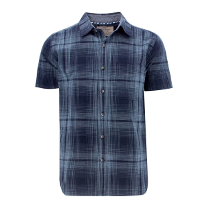 Men's Old Ranch Hawke Button Up Shirt Large Navy