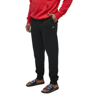 Men's Champion Powerblend Retro Fleece Joggers Small Black Regular