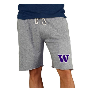 Washington Huskies Concepts Sport Mainstream Shorts Medium Gray