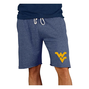 West Virginia Mountaineers Concepts Sport Mainstream Shorts 2XLarge Navy