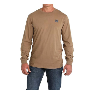 Men's Cinch Ranchin Ain't Easy Long Sleeve T-Shirt XLarge Khaki