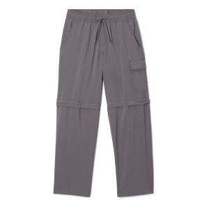 Boys' Columbia Silver Ridge Utility Convertible Pant Convertible Pants Large Grey Heather Regular