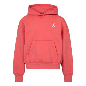 Girls' Jordan Brooklyn Essentials Hoodie XLarge Pink Salt