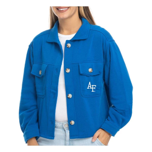 ZooZatZ Women's Air Force Falcons Fleece Shacket
