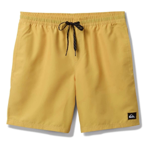 Men's Quiksilver Everyday Solid Volley 15 Swim Trunks Medium Golden Haze