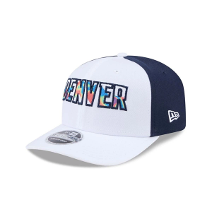 Denver Nuggets New Era 2024 City Edition 9Seventy Adjustable Hat One Size White