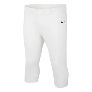 Men's Nike Vapor Select Knicker Baseball Pants XLarge White/Black Regular