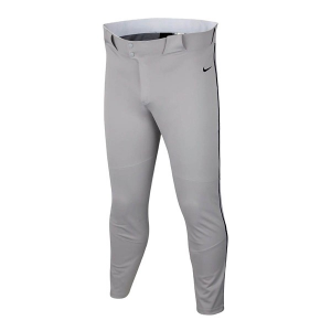 Men's Nike Vapor Select Piped Baseball Pants XLarge Grey/Black Regular