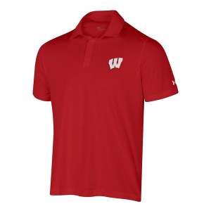 Under Armour Wisconsin Badgers Tech Mesh Polo