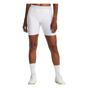 Women's Under Armour Slider Base Layer Shorts Large White