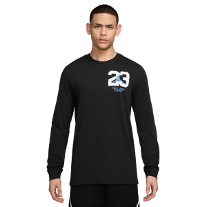 Men's Jordan Sport Crewneck Sweatshirt Medium Black/Legend Blue