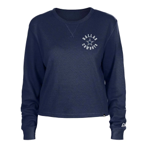 Women's Dallas Cowboys New Era Small Logo Long Sleeve T-Shirt Large Navy