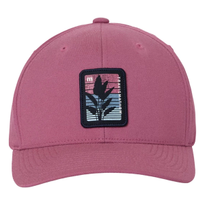 Men's TravisMathew No Schedule Golf Snapback Hat One Size Rose Wine
