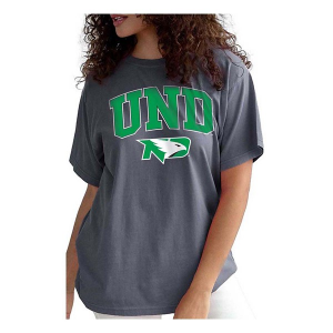North Dakota Fighting Hawks Chicka-D Women's Campus Life T-Shirt Medium Smoke