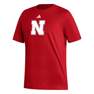 Nebraska Cornhuskers adidas Fresh Logo T-Shirt 2XLarge Red