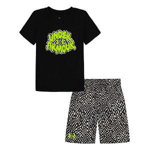 Under Armour Checkerspot Set Toddler 2T Black