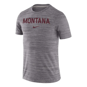 Montana Grizzlies Nike Velocity T-Shirt Medium Heather Grey
