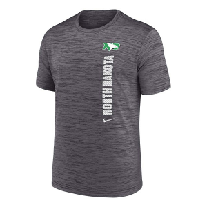 North Dakota Fighting Hawks Nike Sideline Velocity T-Shirt XLarge Heather Grey