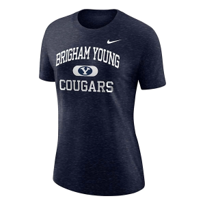 BYU Cougars Nike Women's Varsity T-Shirt XSmall Navy
