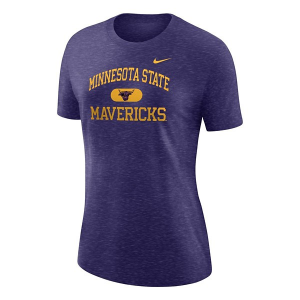 Minnesota State Mavericks Nike Women's Varsity T-Shirt Small Purple