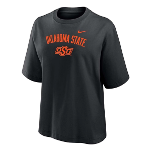 Oklahoma State Cowboys Nike Women's Boxy T-Shirt Medium Black